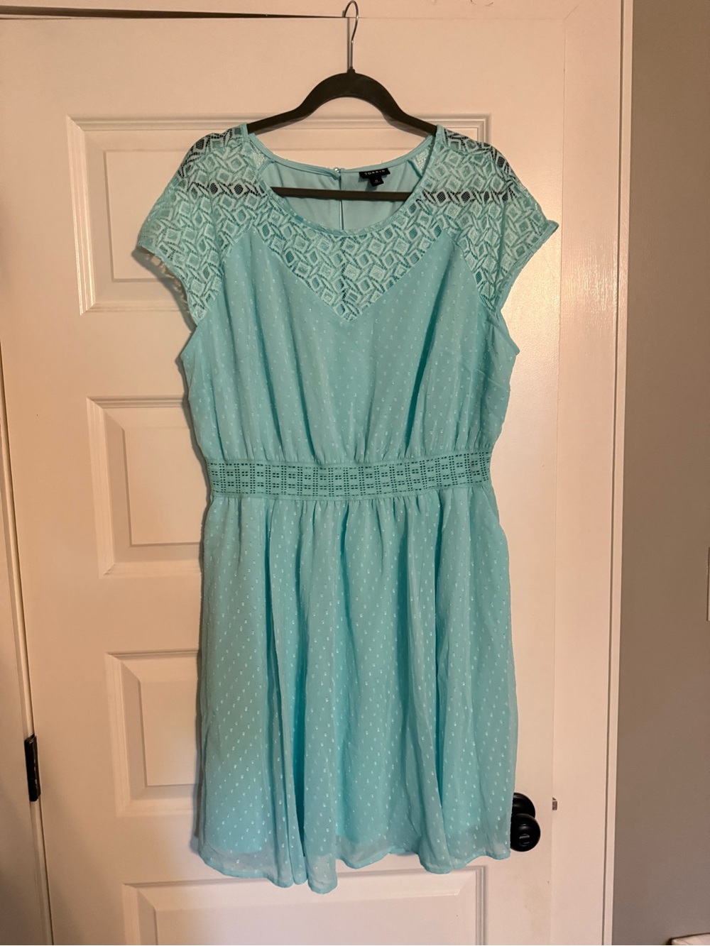 TORRID Light Blue Lace-Detail Women's Summer Dress